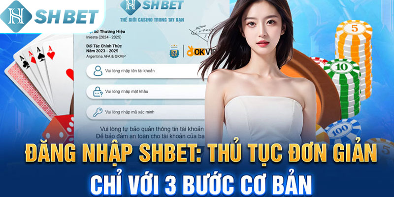 Đăng nhập shbet từng bước tại sảnh game